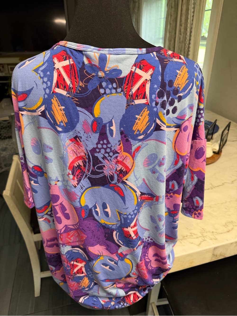 LuLaRoe Irma Disney Mickey Mouse top! - Picture 3 of 5